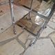 Vintage wheeled dessert table