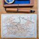 Kortrijk, small old map, vintage 1910