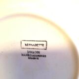 Set of 7 Digoin Sarreguemines earthenware soup plates