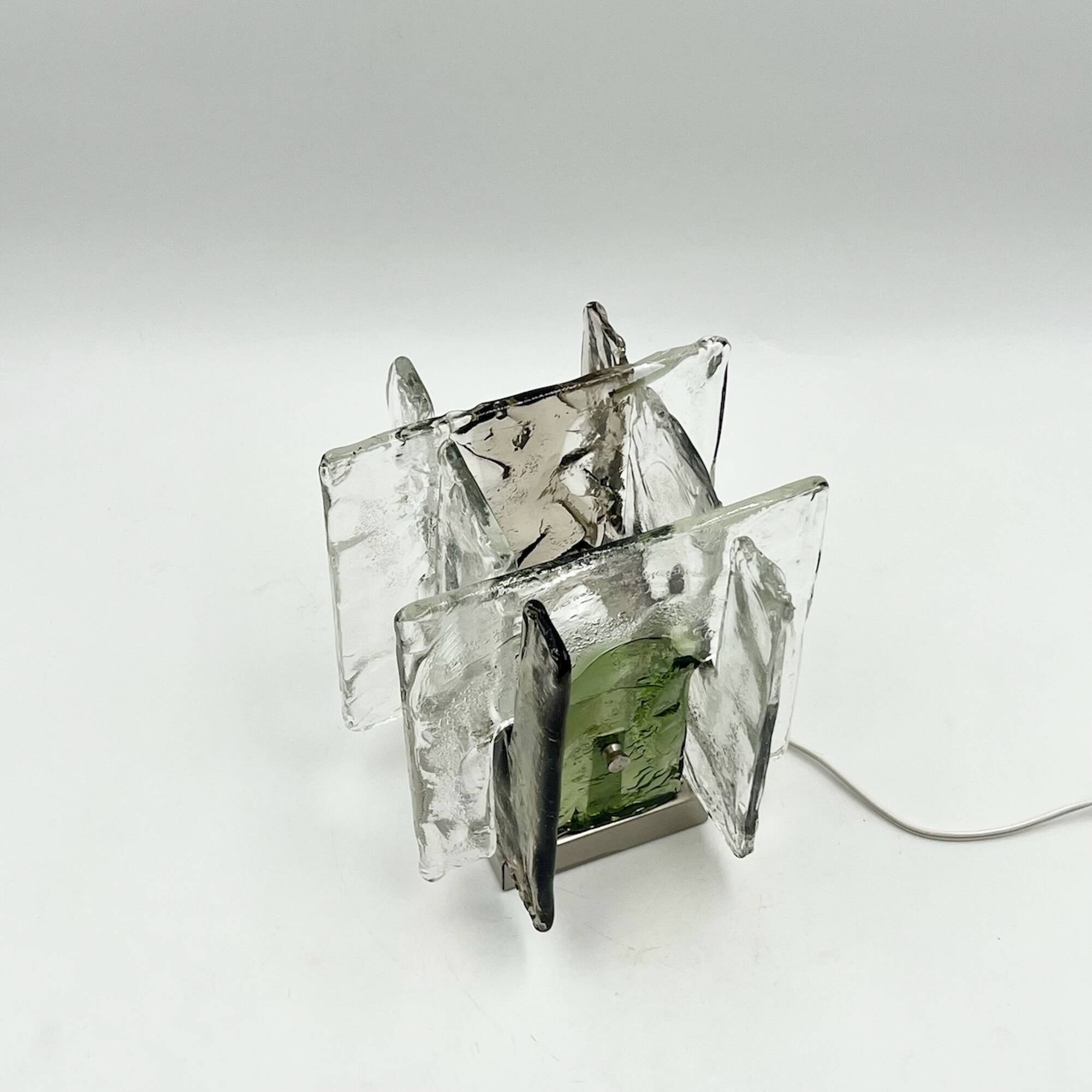 Murano Handmade Glass Table Lamp LT 361 by Carlo Nason for Mazzega, 1970s