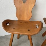 Oak mountain chalet chairs
