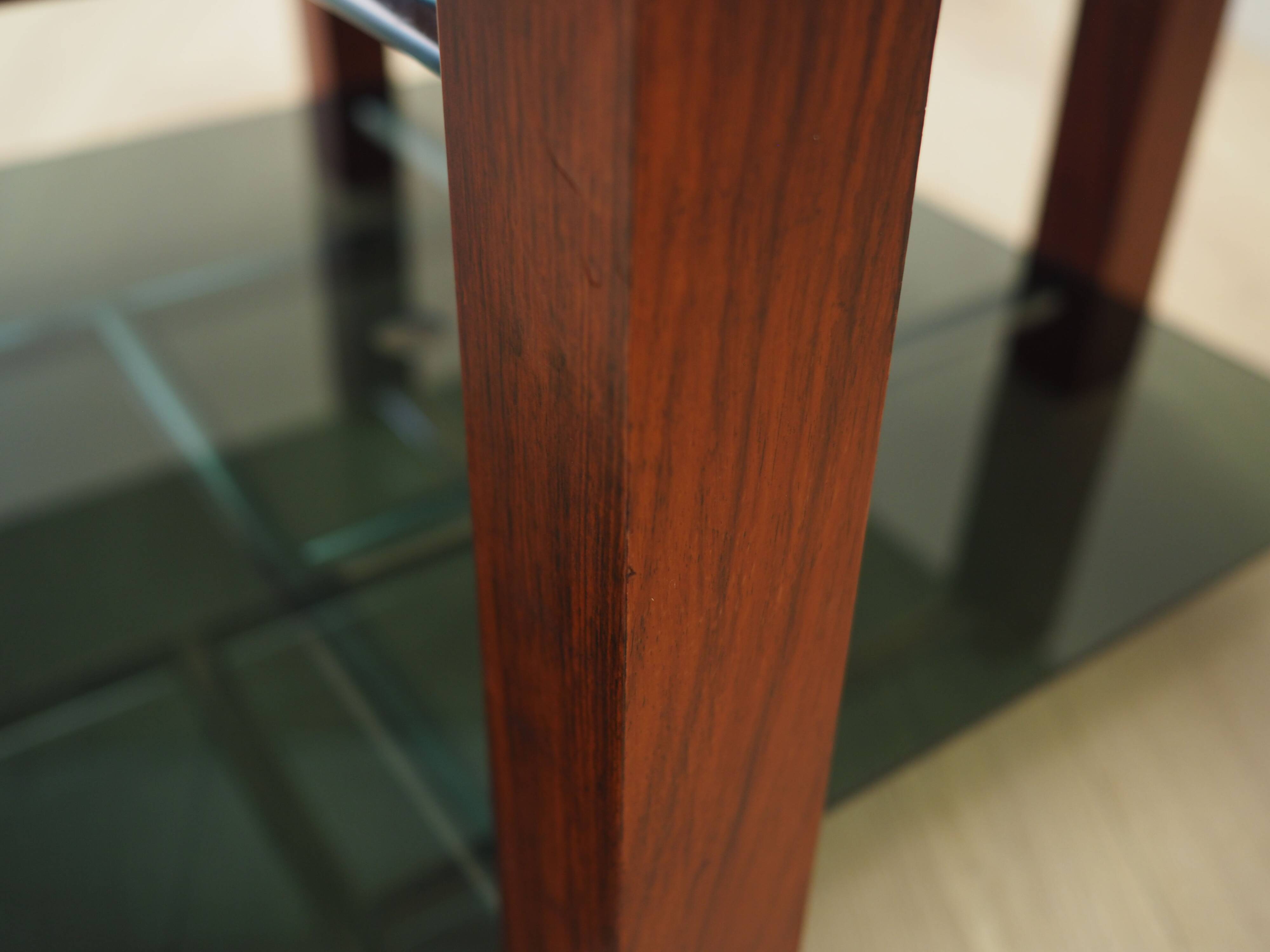 Glass table, Italian design, 1970s, production: Italy