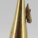 Cricket brass vase
