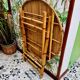 Table rotin bambou vintage