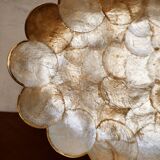 Oval cup in mother-of-pearl