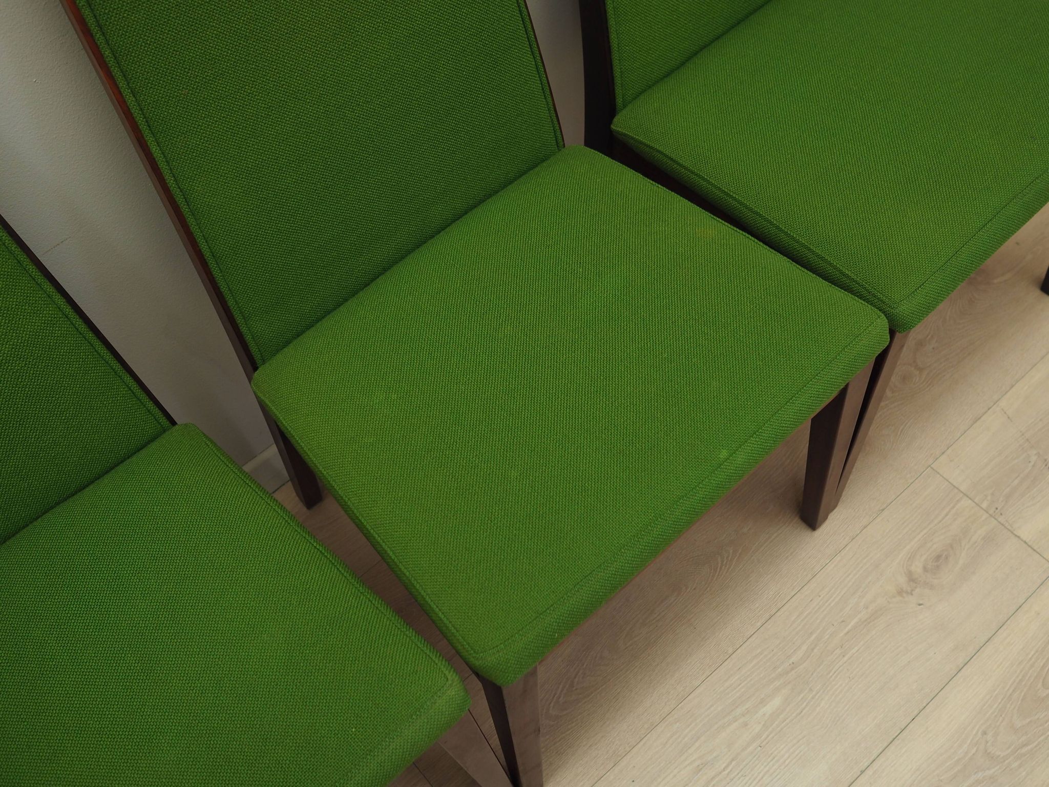 Ensemble de quatre chaises en palissandre, design danois, années 1970, fabricant : Dyrlund