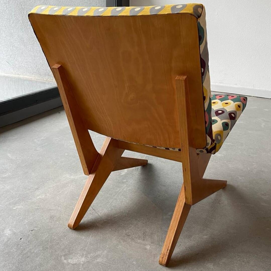 Scissor lounge chair by Jan van Grunsven for Pastoe, model FB18, Dutch 1960s