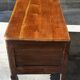 French provincial chest in carved and pegged solid oak, 18th century.