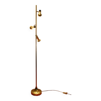 Lampadaire Tre luci en Laiton par Goffredo Reggiani, Italie, 1970s