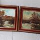 2 landscape paintings