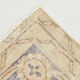 7x10 beige & navy blue vintage rug, 215x302cm