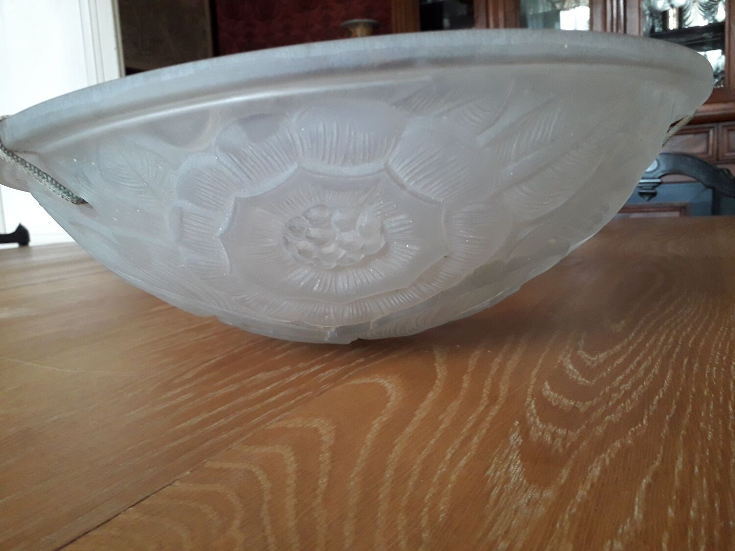 Art Deco globe pendant light 1900