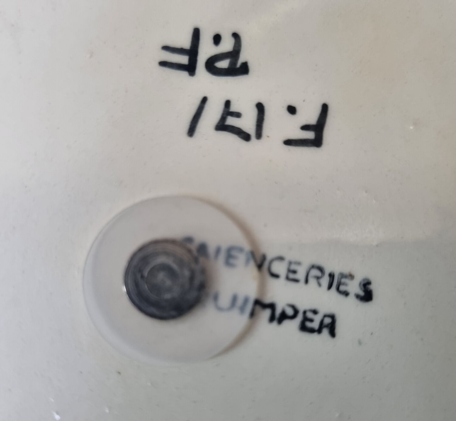 Henriot Quimper cheese platter