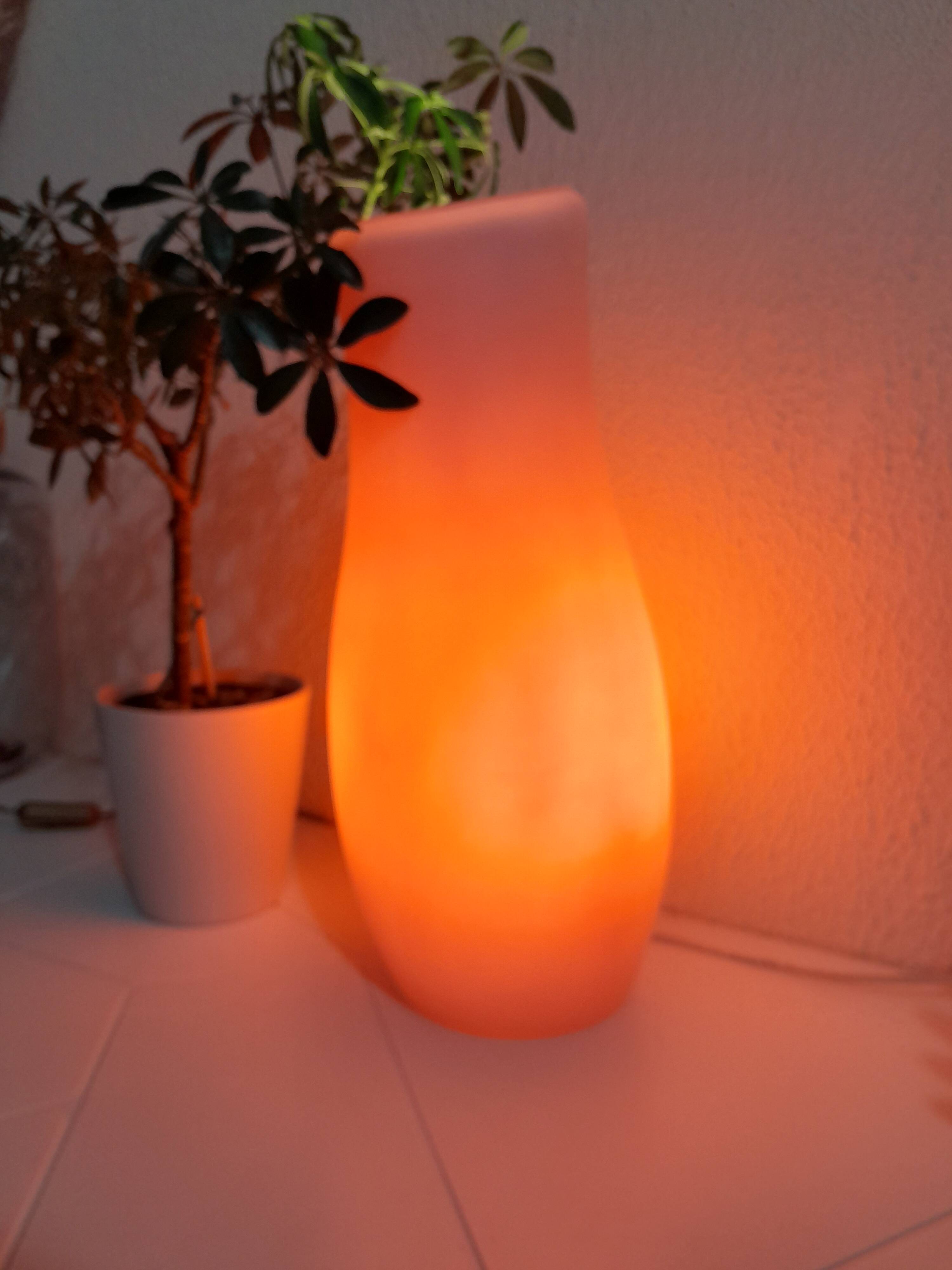 Vintage ikea mylonit glass lamp 1980