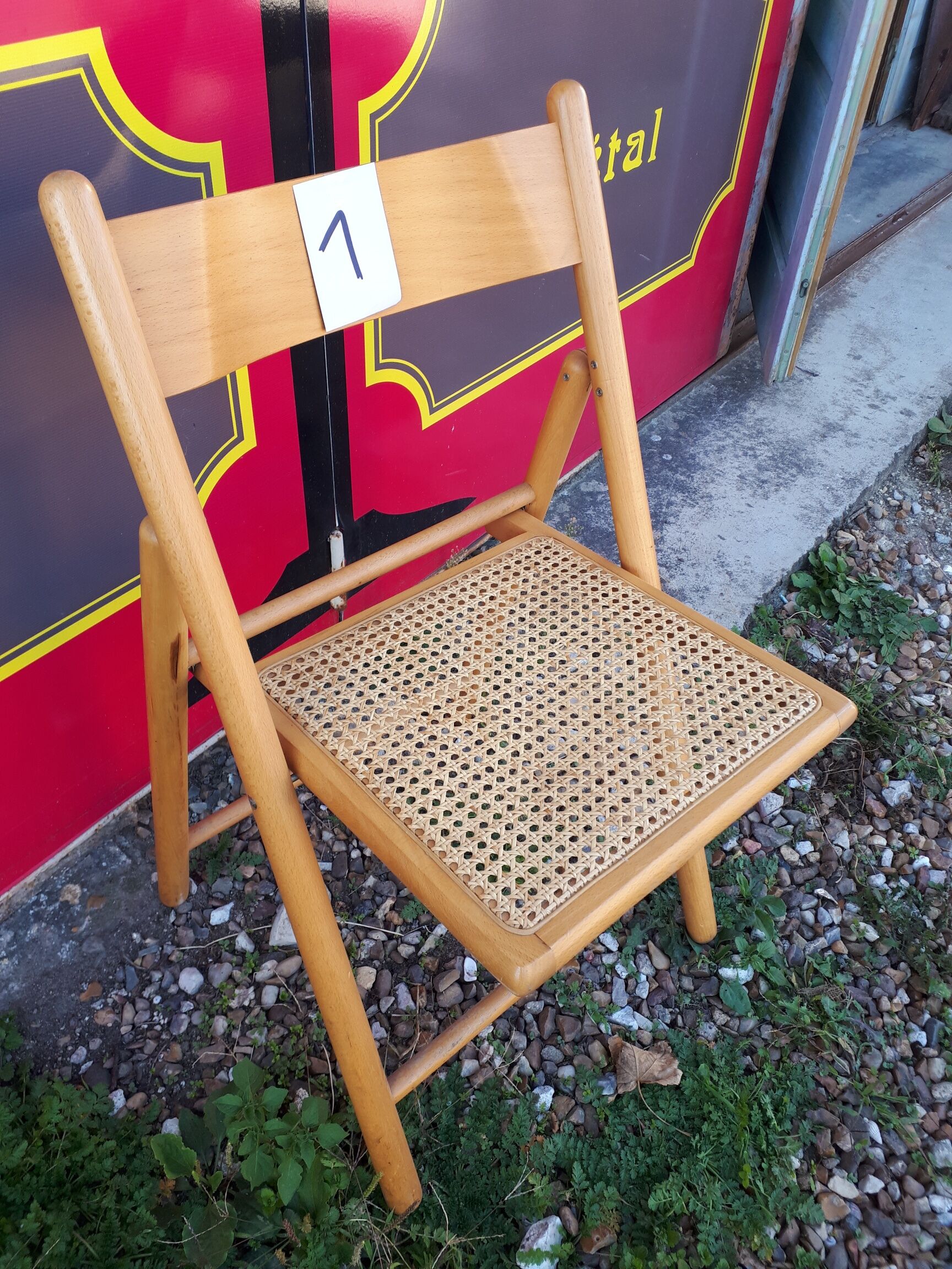 FOLDING CHAIRS CANNEES X 4
