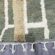Handmade custom Berber rug with colourful patterns 1.4/2.6 m