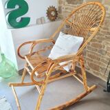 Rattan rocking chair