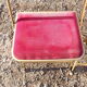 Paire de chaises année 70 métal doré velours bx
