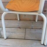 Duo of child school boy chairs