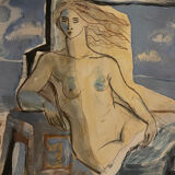 Unique signed ceramic plate