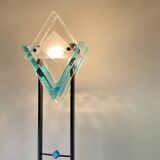 Post-Modern Floor Lamp att. to Mazzega, Italy, 1980s