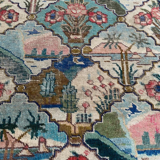 Vintage decorative carpet Mahal 129x79cm