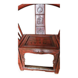 Fauteuils chinois en bois laqués