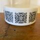 Antique White Opaline Wall Light + Vintage Black Baroque Decor