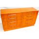 Large G-Plan "Fresco" Double Chest of Drawers – Teak – 8 Drawers – Design V.B.