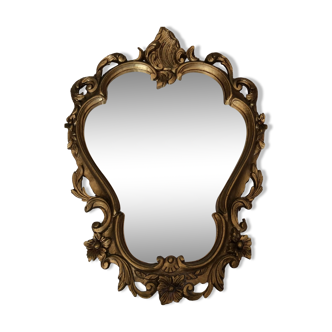 Miroir sorcière rond en polyérsine 27 cm Baroque
