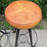 Set of 4 vintage bar stools from the 60s