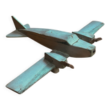 Wooden airplane, 1940s, antique toy