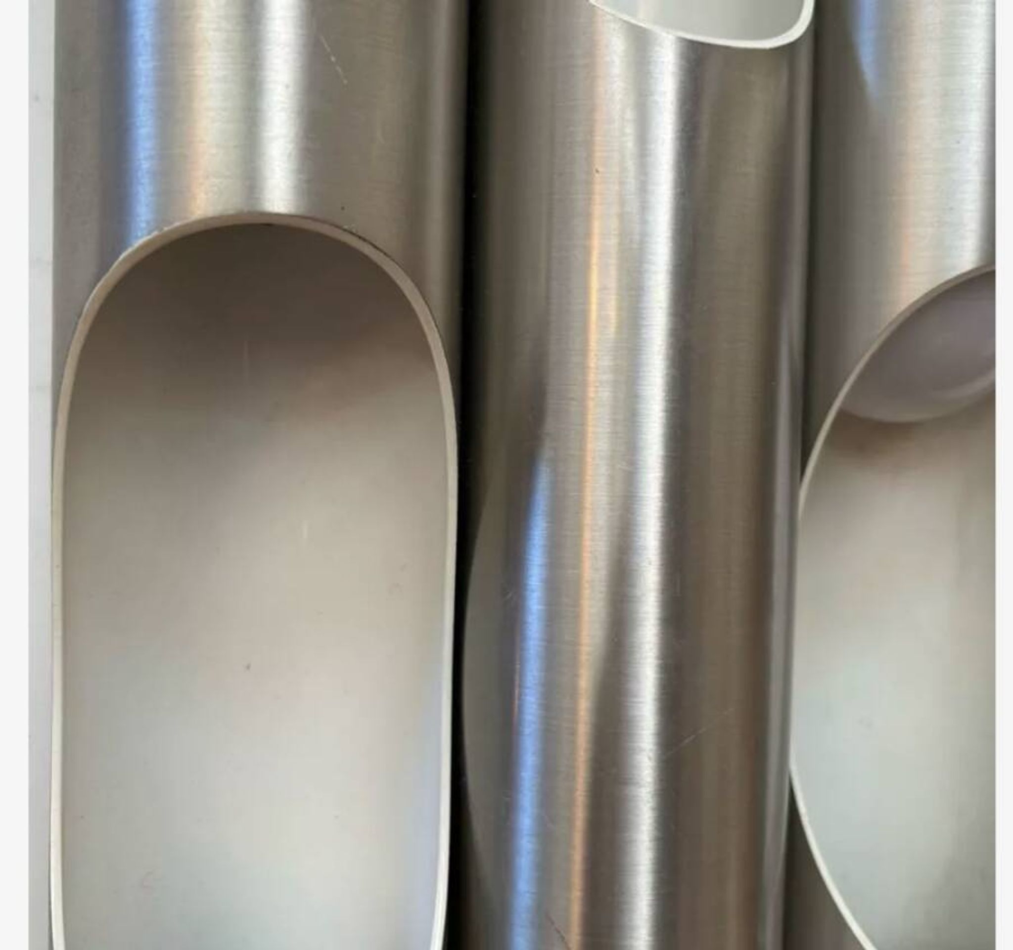 Chrome cylindrical appliques Fuga by Maija Liisa Komulainen for Raak 60s