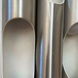 Chrome cylindrical appliques Fuga by Maija Liisa Komulainen for Raak 60s