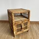 Rattan bedside cabinet