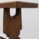 Rustic French solid Oak Bench, France, circa 1900