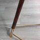 Leather-covered floor lamp by FJB Corsini for Metalarte 1950s