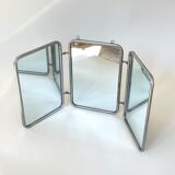Vintage barber tryptic mirror