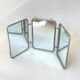 Vintage barber tryptic mirror