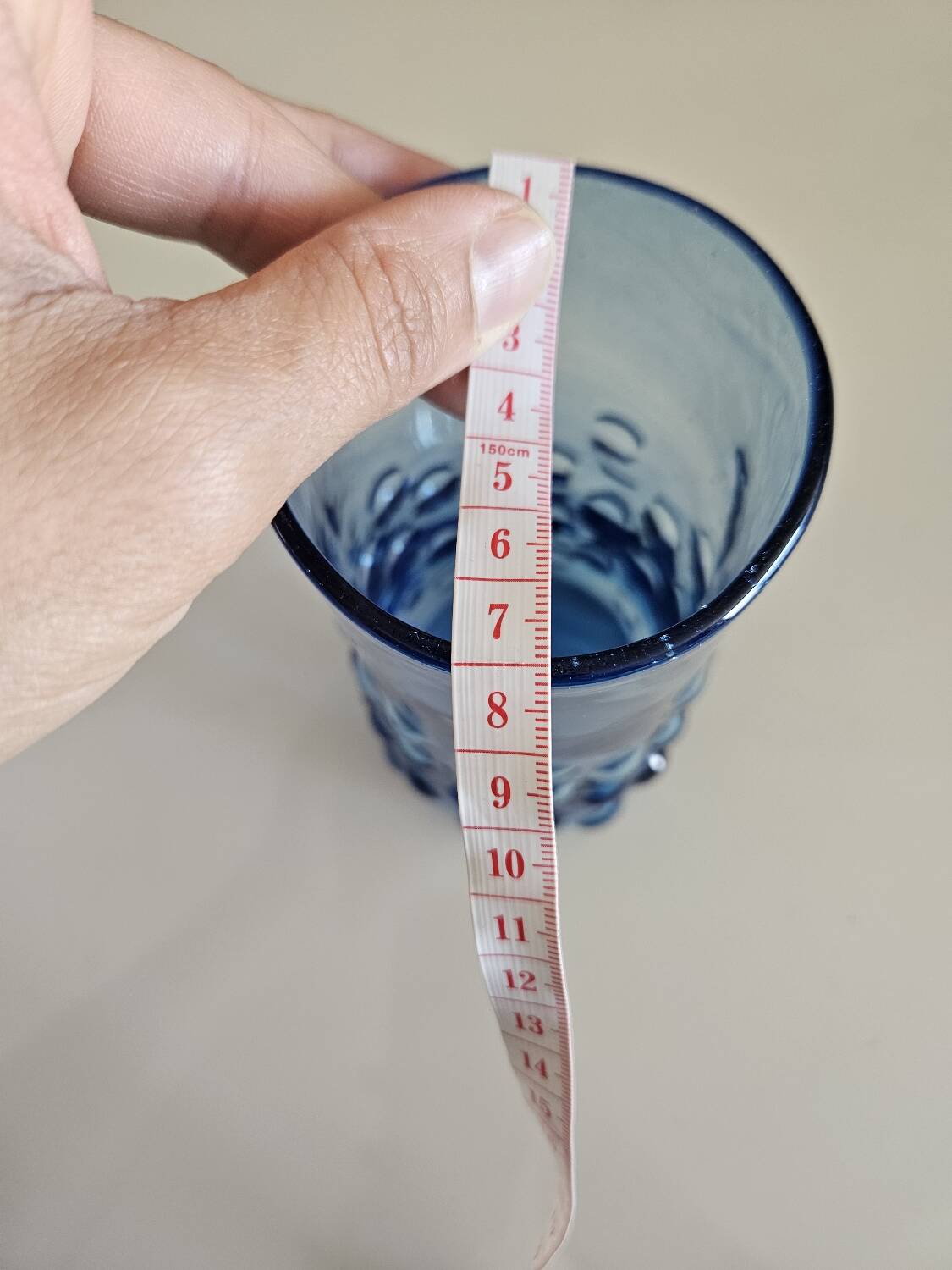 Set of sparkling glasses