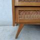 Vintage dresser rattan compass feet