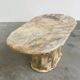 Classic Marble Coffee Table Fior di Pesco, Italy, 1970s