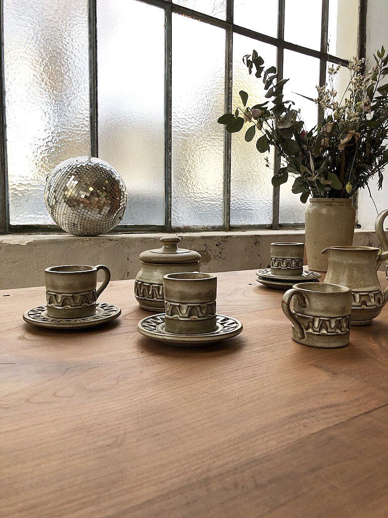 Coffee service - 6 cups Besson Vallauris