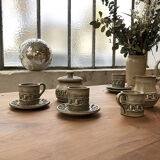 Coffee service - 6 cups Besson Vallauris