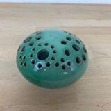 Vase ball pique flower ceramic 60s