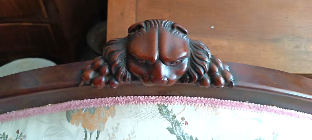 Carlo X boat sofa - Genoa, first half of the 19th century, in the style of Henry Peters