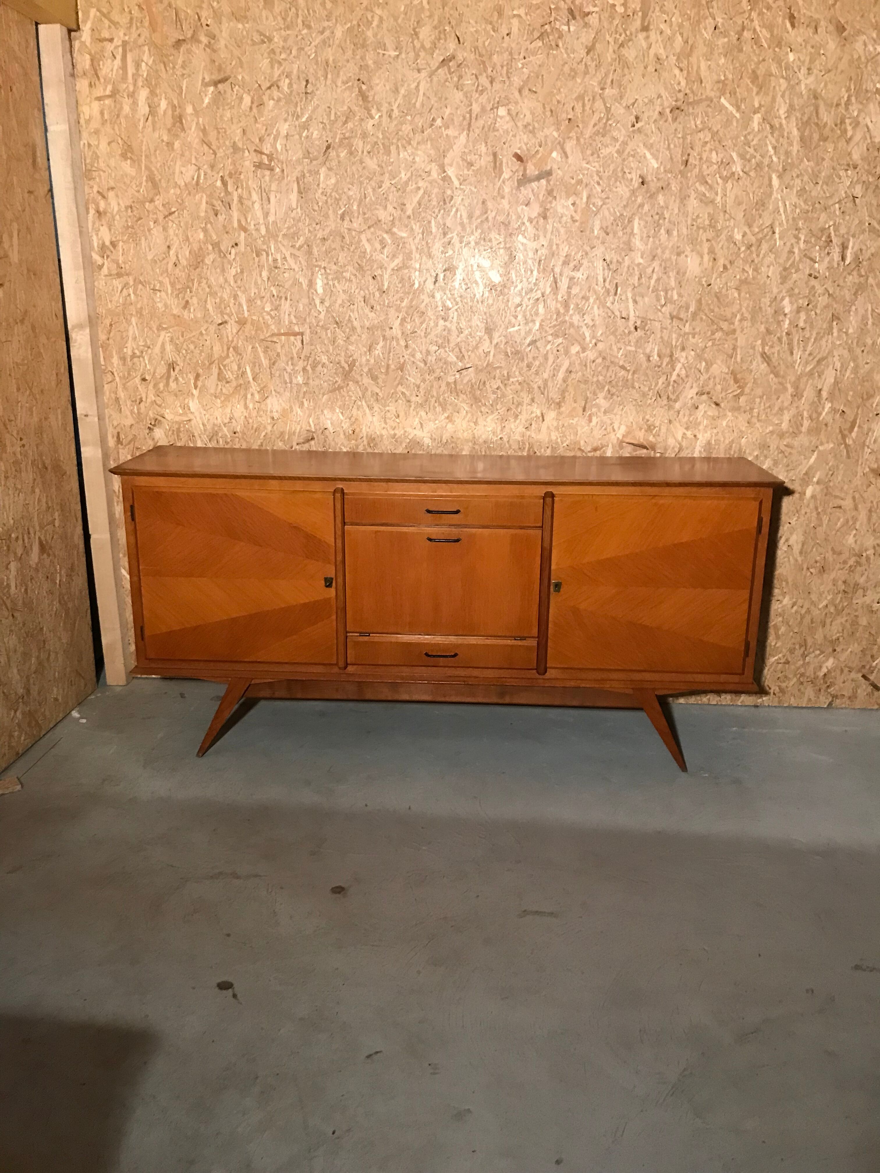 Enfilade pieds compas vintage année 50/60