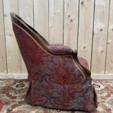 Suite de 4 fauteuils crapaud époque Napoléon III