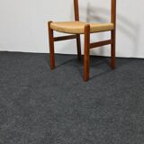 Chaise à manger danoise en teck vintage