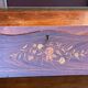 Louis XV sloping desk with gilded marquetry in Napoleon III period